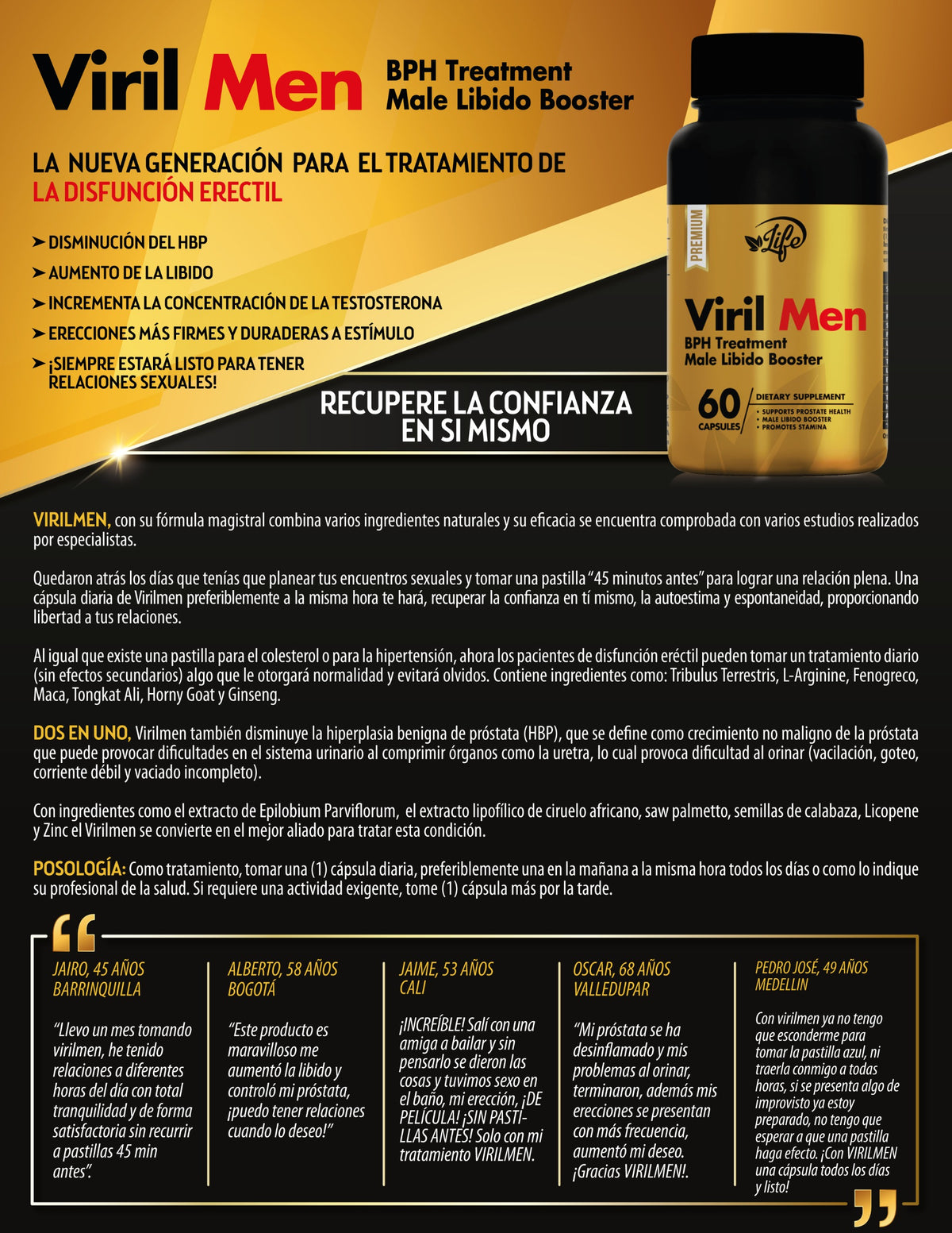 VIRILMEN X 60 CAPSULAS